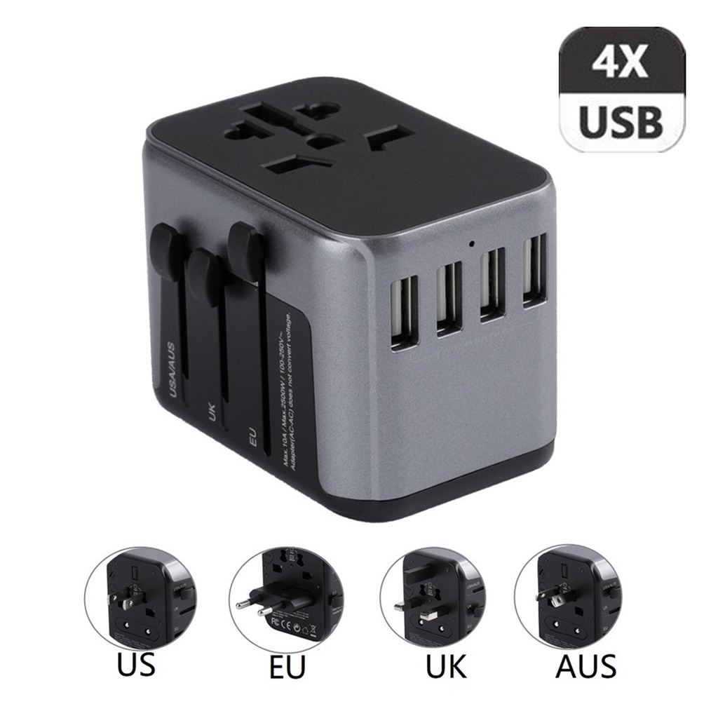 Universal Charger Socket Power Adapter International Travel Adaptor ...