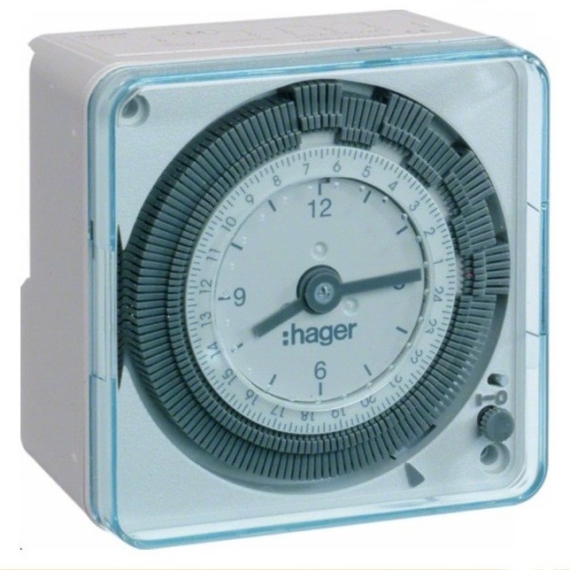 HAGER TIMER 24HOUR EH711 - Analogue Timer Switch | Shopee Malaysia