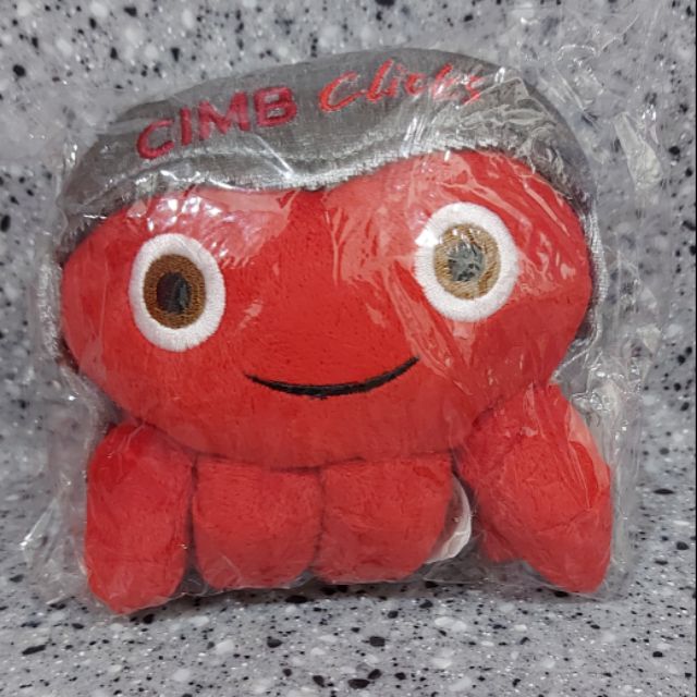 Cimb octopus soft store toy 2018