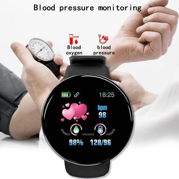 Smart Watch Heart Rate Blood Oxygen Pulse Oximeter Monitor