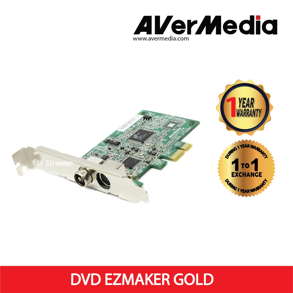 Avermedia DVD EZMaker Gold (PCI Capture Card) | Shopee Malaysia