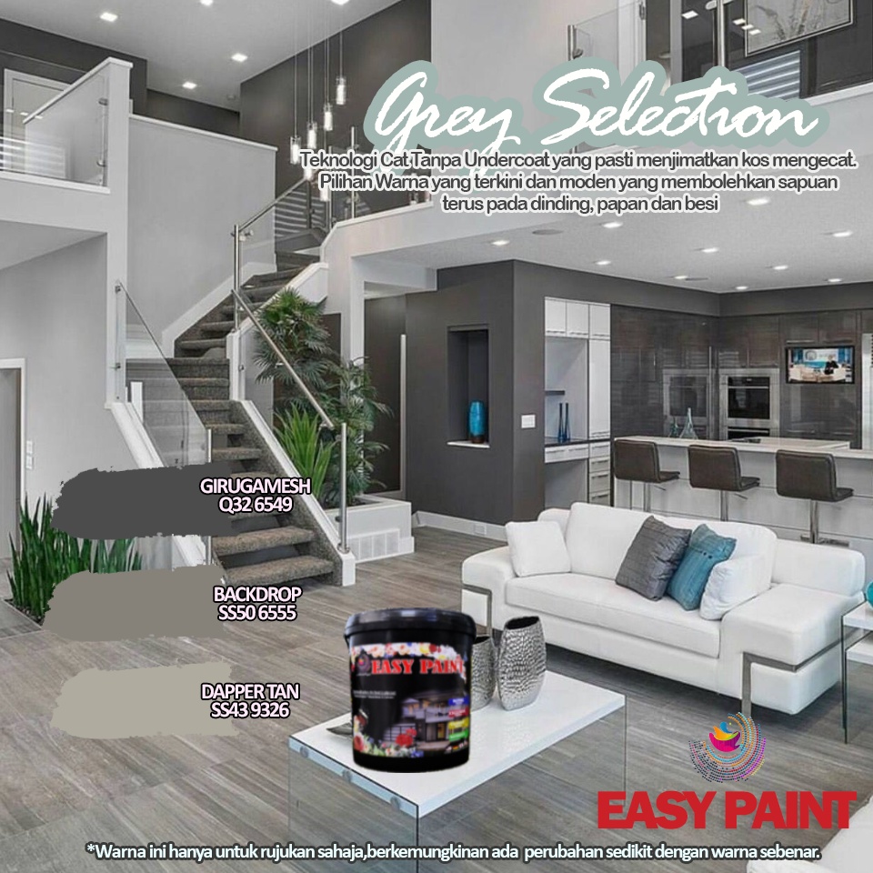 GLOSSY FINISHING FOR INTERIOR & EXTERIOR (NO NEED UNDERCOAT) (5L