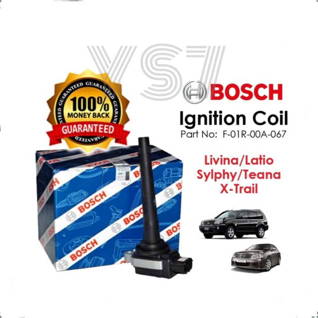 GENUINE BOSCH Ignition Plug Coil for NISSAN LIVINA / LATIO / SYLPHY ...