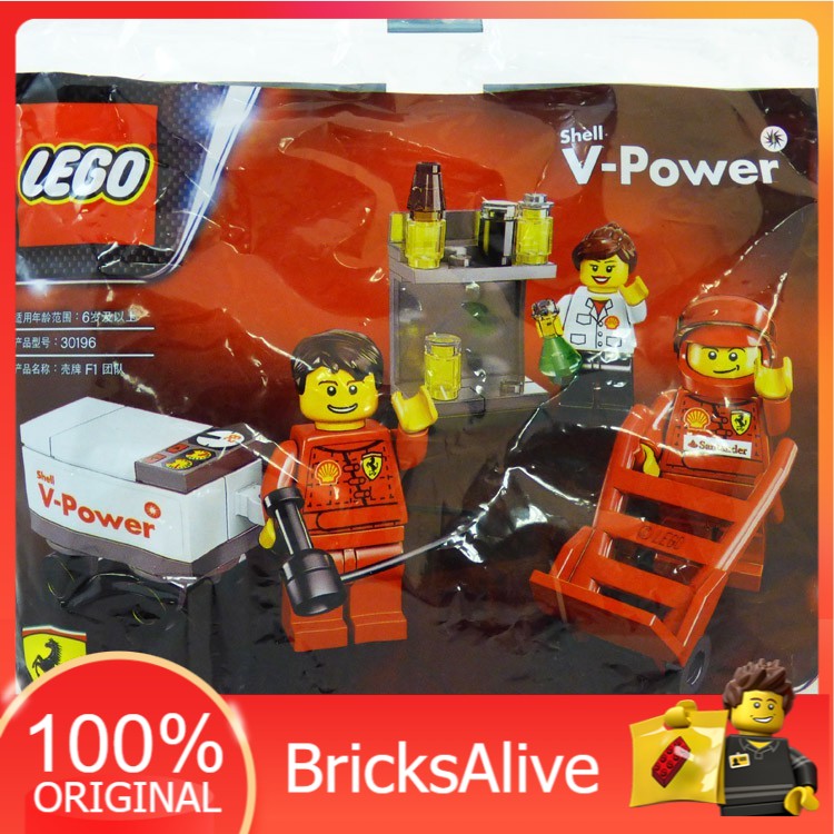 [BricksAlive] LEGO SHELL F1 Team Polybag MISP (30196) | Shopee Malaysia