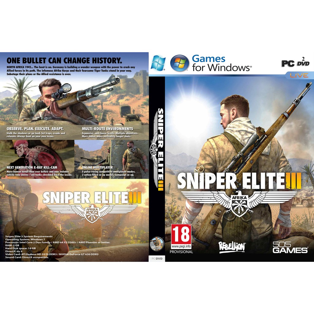 Sniper Elite 3 PC GAME [Offline] | Shopee Malaysia