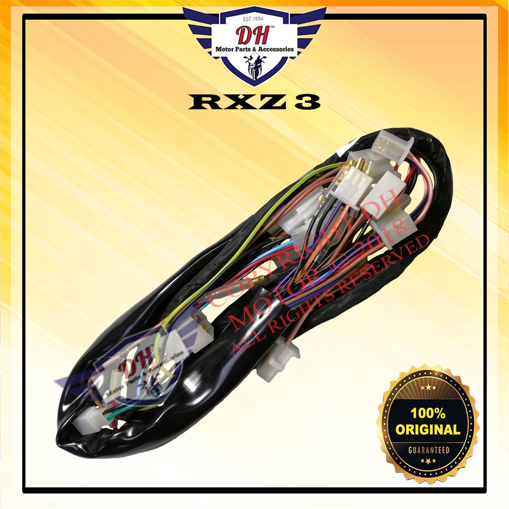 RXZ 3 (ORIGINAL) WIRING BODY WIRE HARNESS FULL SET YAMAHA | Shopee Malaysia
