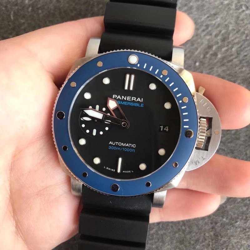 HIGHEST SWISS GRADE PANERAI SUBMERSIBLE AZZURRO PAM1209 NEW