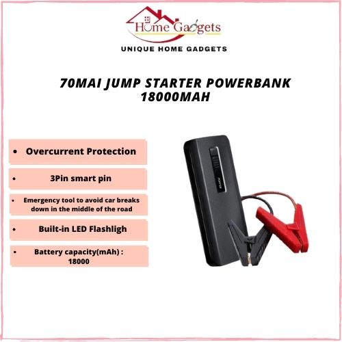Xiaomi 70mai Jump Starter Max 18000mAh Battery Power Bank Car Jump ...