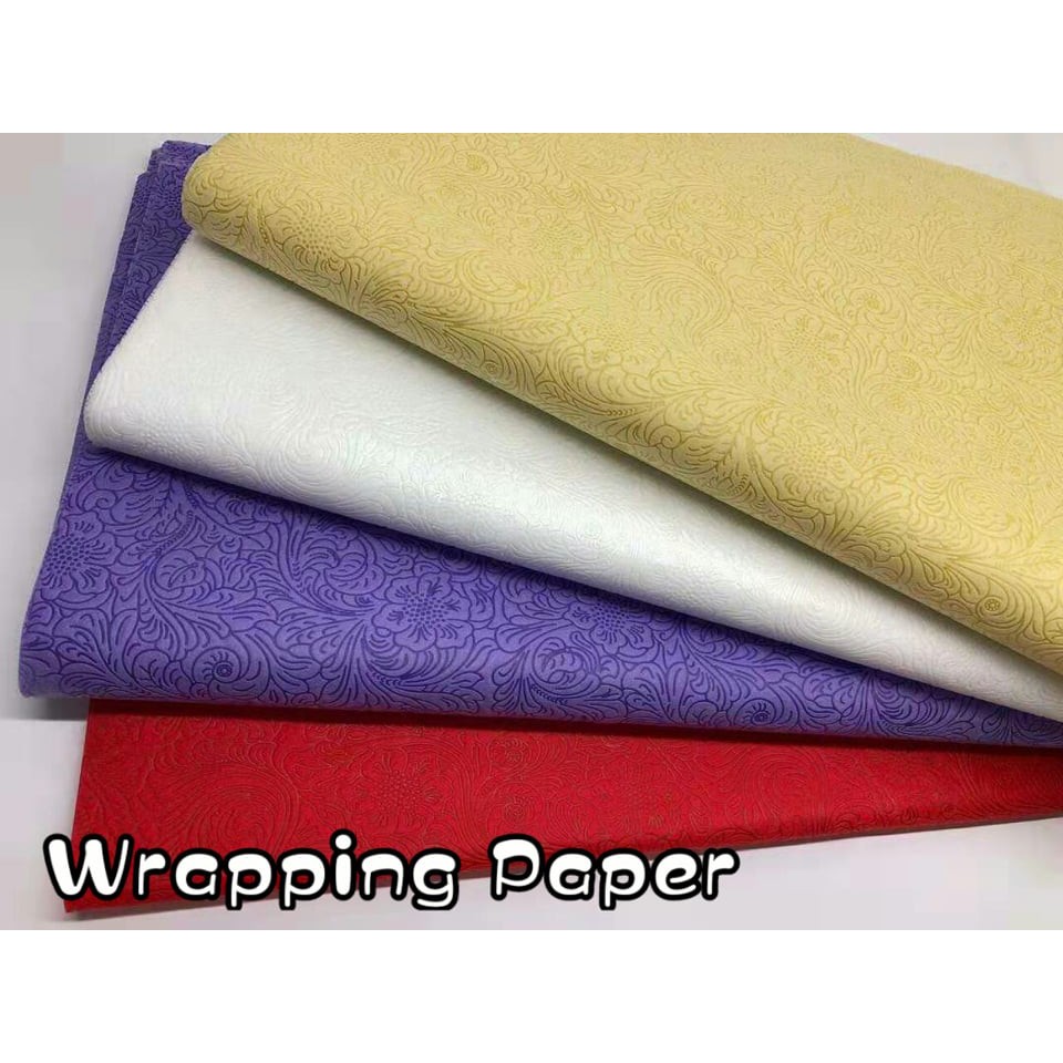 20pcs Contrast Binding Flower Wrapping Paper