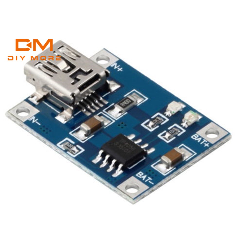 DIYMORE TC4056A Battery Charger Board Mini USB 5V 1A 18650 Lithium