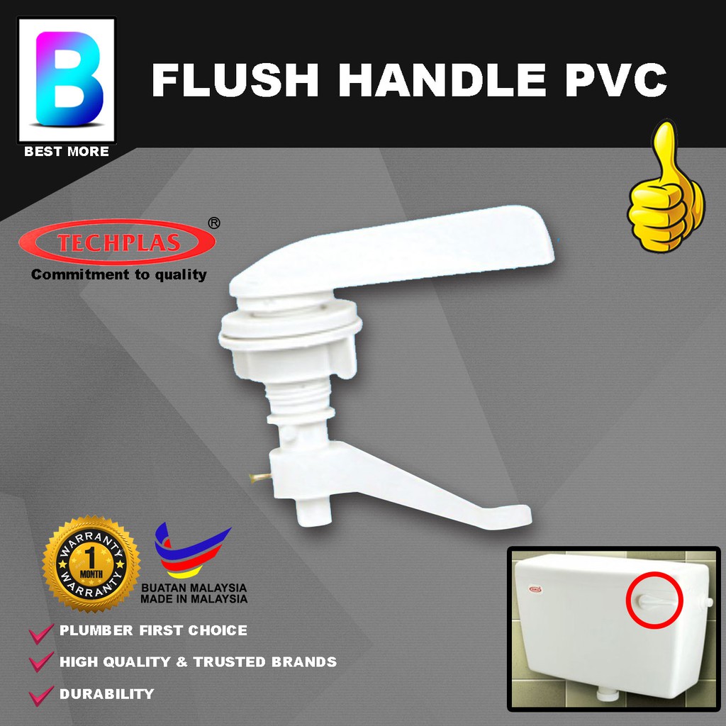 Flush Handle PVC(White) | Shopee Malaysia