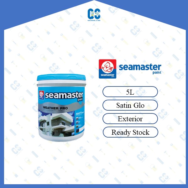 Seamaster Weather Pro Acrylic Exterior Wall Finish 7900G 5L - Exterior ...