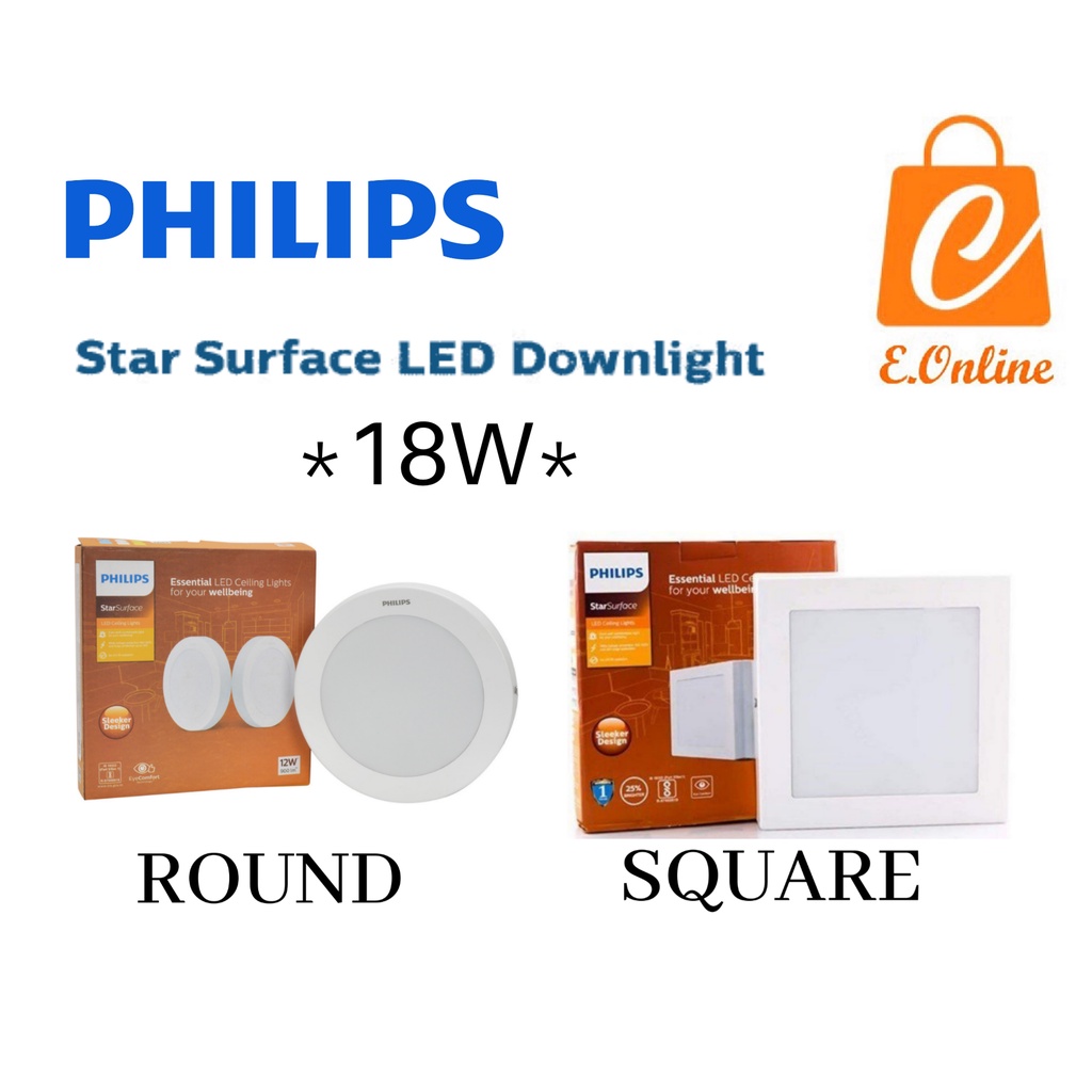 Philips star surface 18w new arrivals