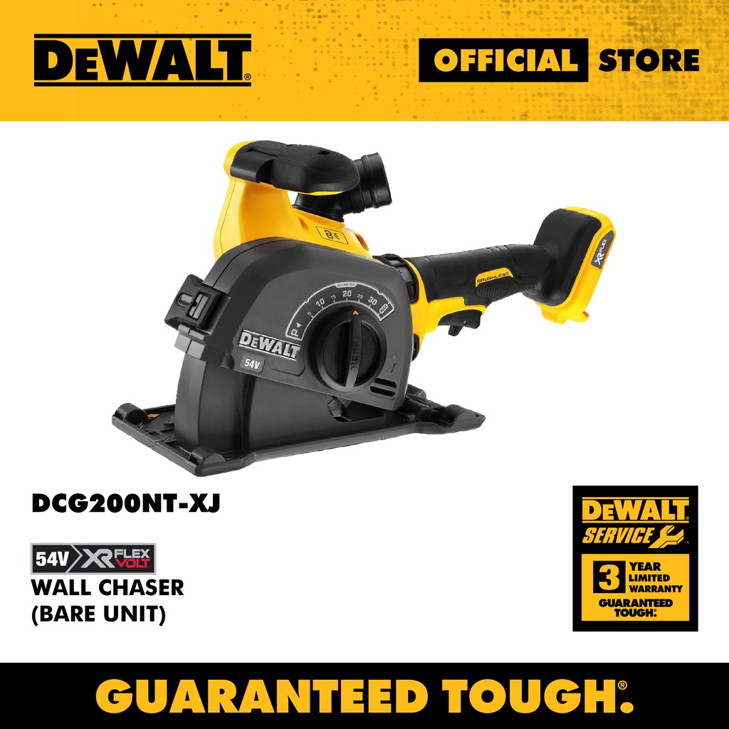 DEWALT DCG200NT XU 54V XR Flexvolt Wall Chaser Bare tool Shopee Malaysia