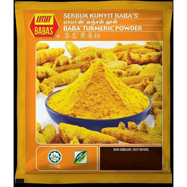 BABA'S TURMERIC POWDER / SERBUK KUNYIT 1KG | Shopee Malaysia
