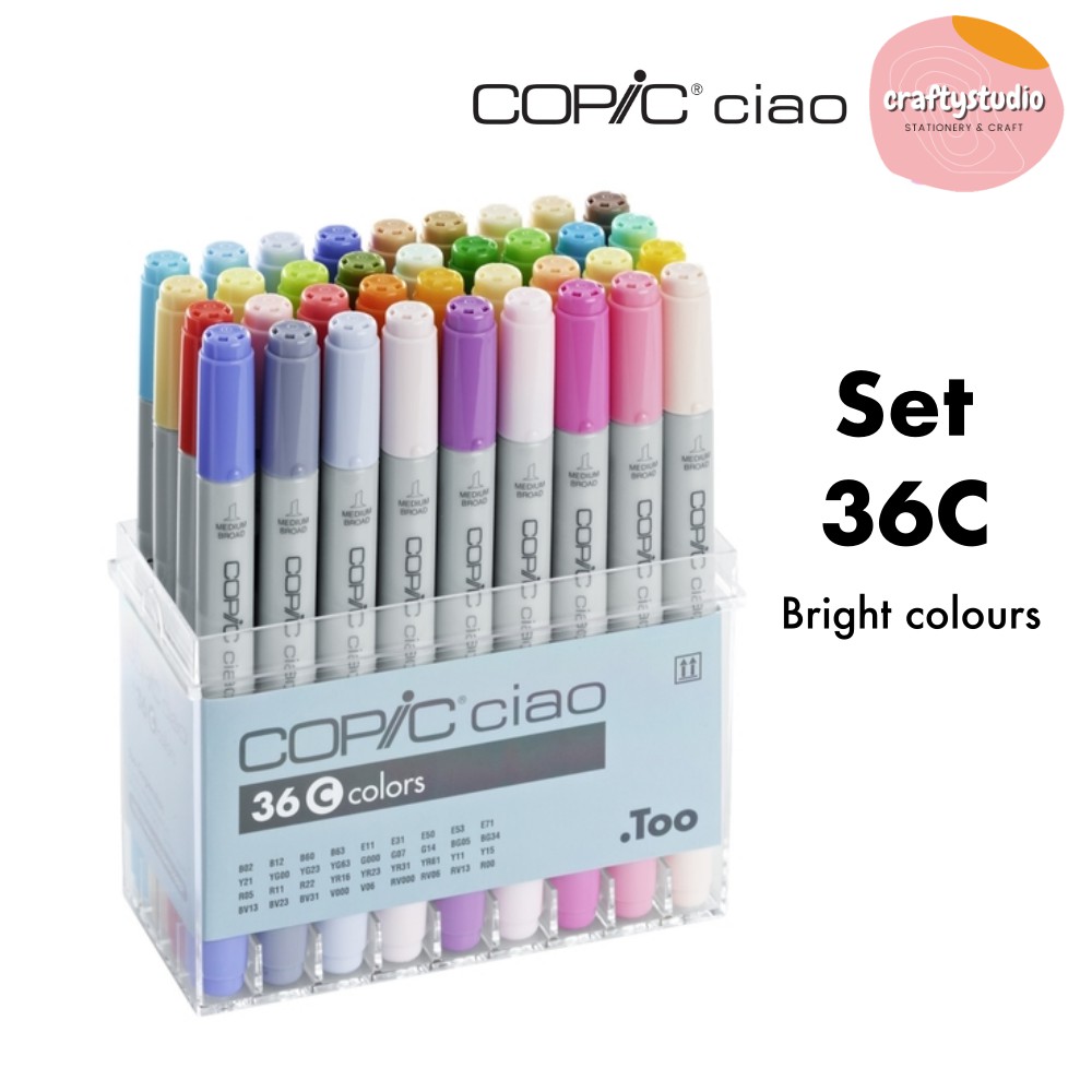 Copic Sketch Basic 36-Color Set