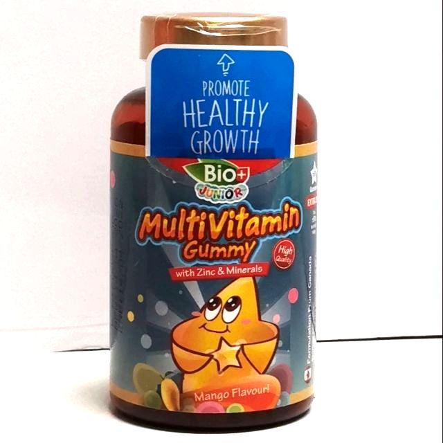 Bioplus Junior Multivitamin Gummy With Zinc And Minerals 80 Gummies ...
