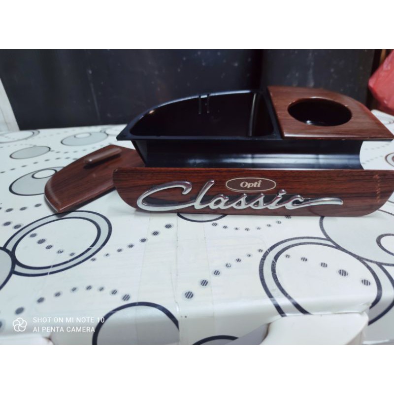 kancil daihatsu Mira opti classic L300 dashboard tray kolam wallnut burger beger laci sikat