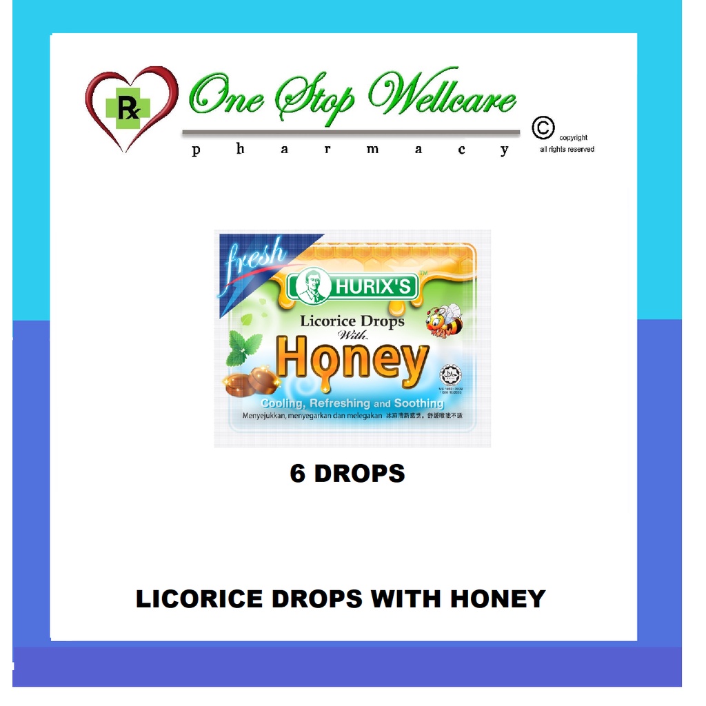 HURIX'S GAMAT & MADU PLUS (ORIGINAL/HERBS/LIME) / LICORICE DROPS WITH