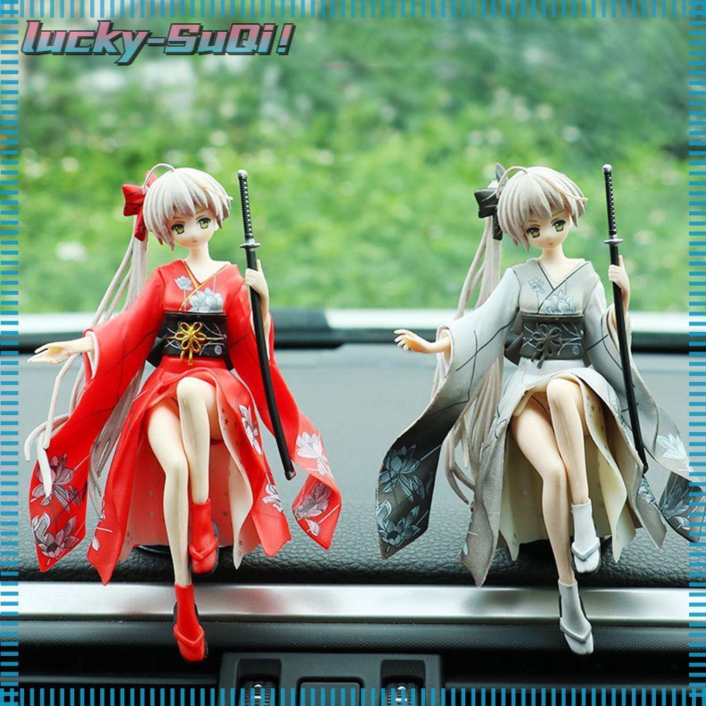 SUQI PVC Action Figure Cartoon Q Version Doll Car Ornament Kasugano ...