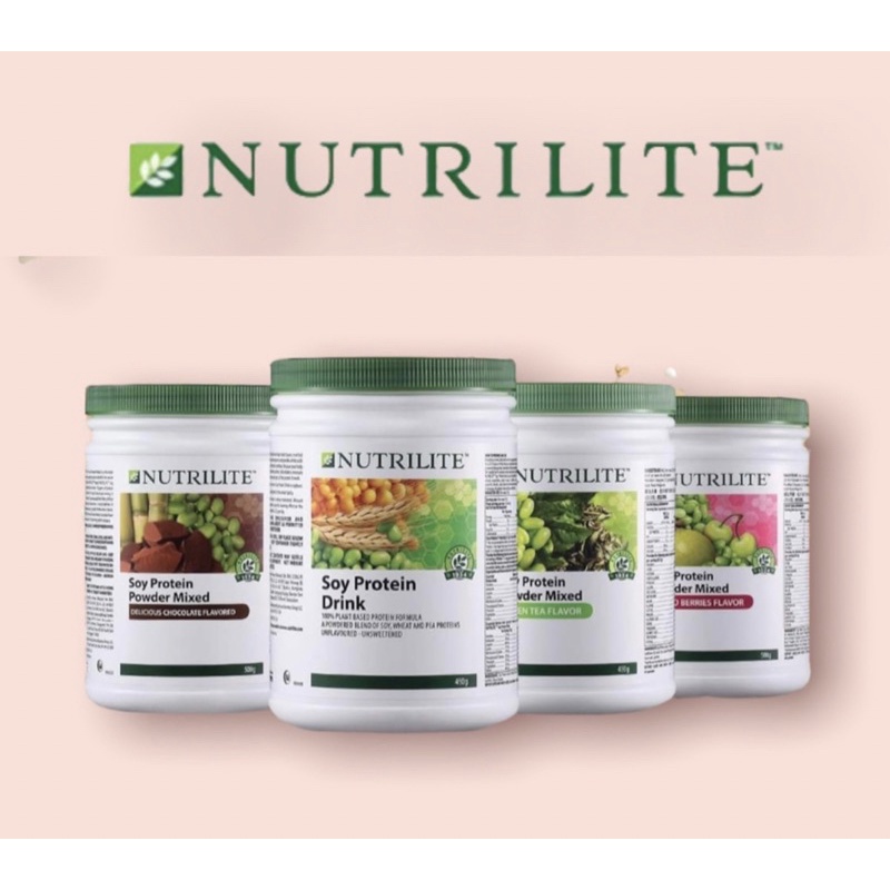 Nutrilite Soy Protein Drink Mix (Original/Mixed Berries/Green Tea