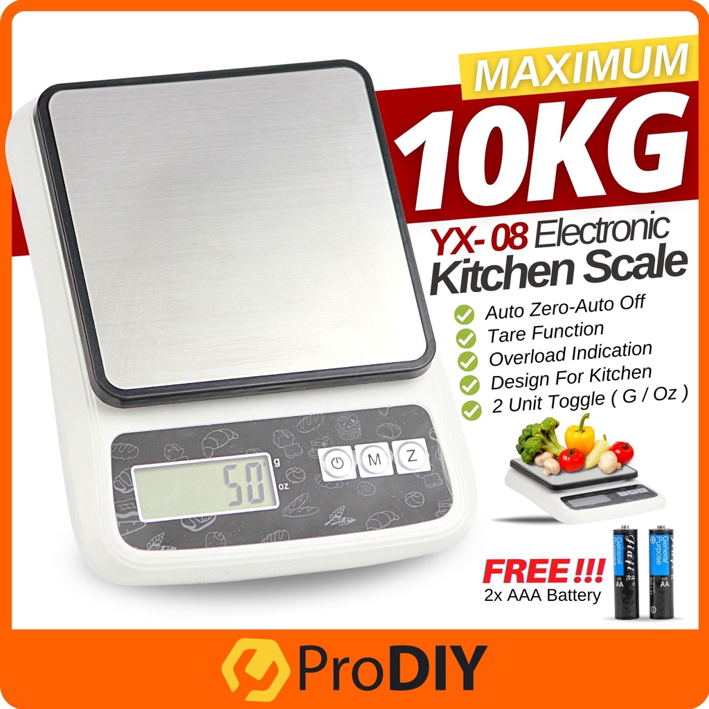 10kg Digital Food Scale Electronic LCD Pocket kitchen scale