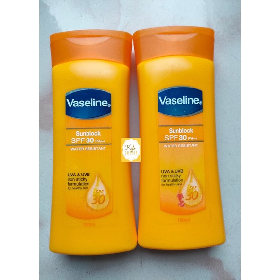 Vaseline Intensive Care Healthy Sunblock SPF30 PA++ Lotion 100ml ...