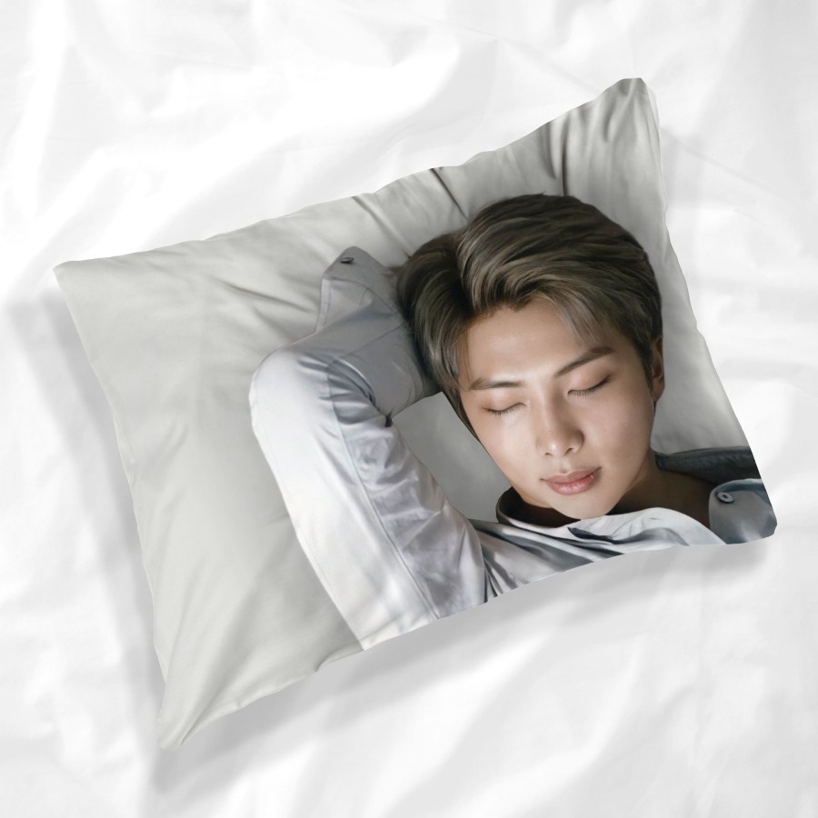 Halu Sleeping Pillowcase Kim Nam Joon Namjoon RM BTS Army KPOP Sleeping ...