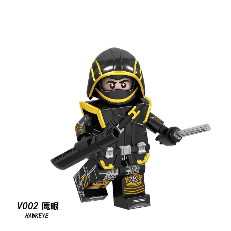 Toy minifigure hawkeye v002 leg0 marvel avengers super hero educational ...