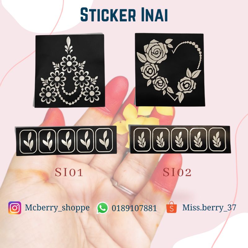 Sticker Inai jari / Inai Celup | Shopee Malaysia