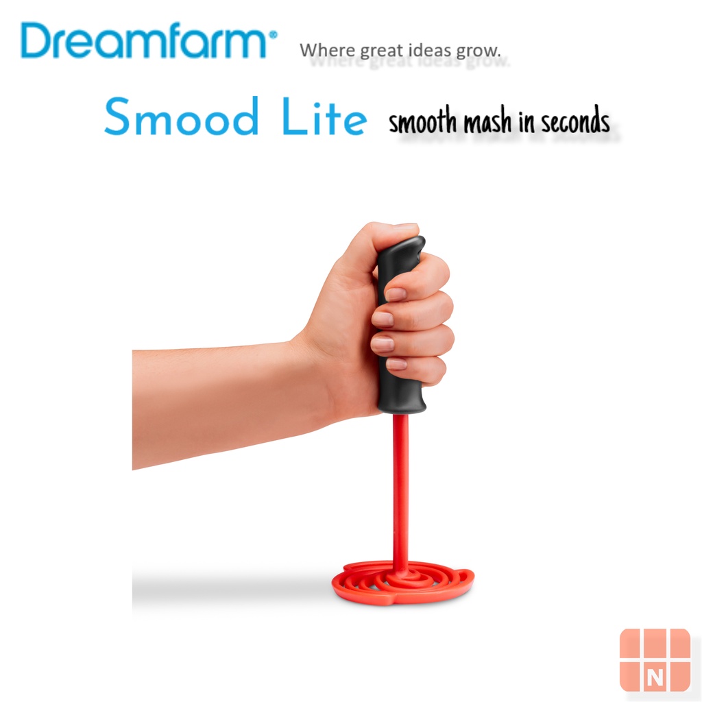 Dreamfarm Smood Lite, OneHanded Nylon Spring Coil Vegetable and Potato