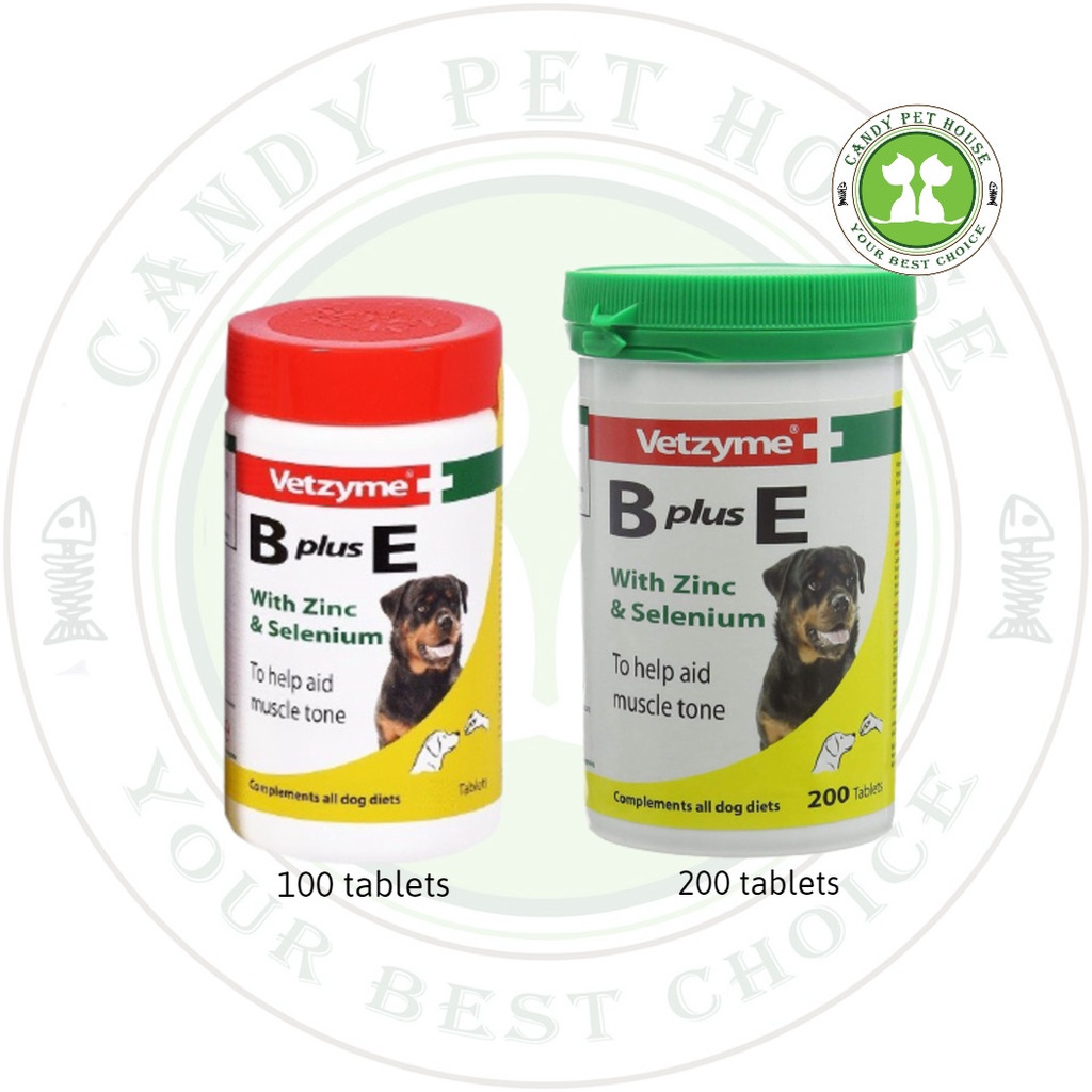 Vetzyme b outlet plus e tablets