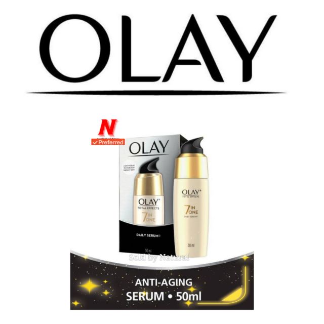 Olay Total Effects 7 In 1 Daily Serum 50ml Black Shopee Malaysia 3870