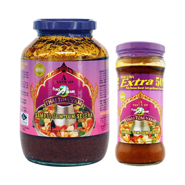 Peace Brand Thai Tom Yam Paste 454g   227g 