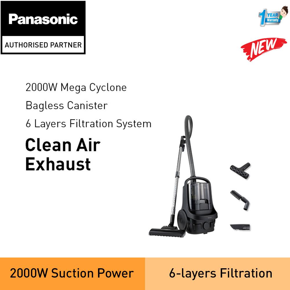 PANASONIC MCCL605 2000W CYCLONE BAGLESS CANISTER VACUUM CLEANER WITH