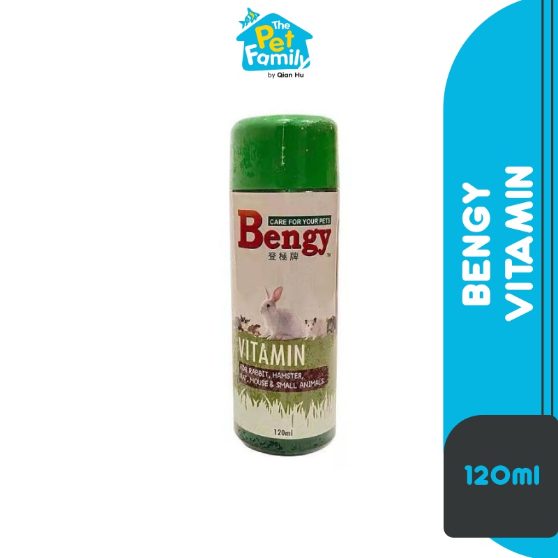 120ml Bengy Small Animal Vitamin for Rabbit/Hamster/Mouse/Rat & Small ...