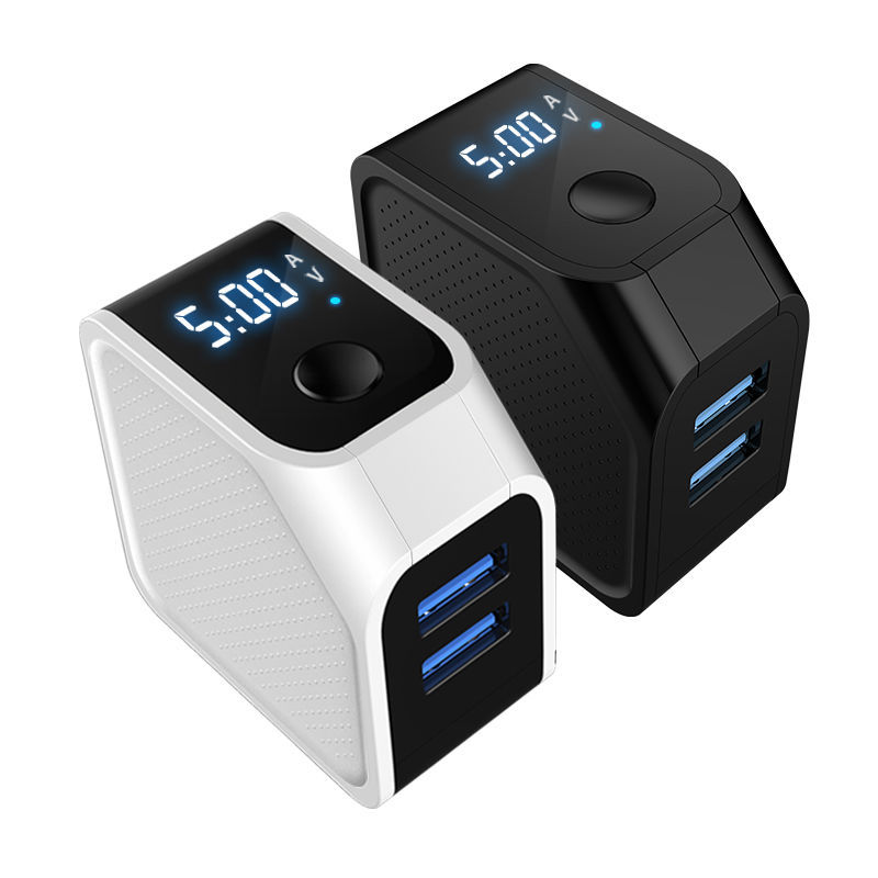 Auto power off smart phone charger 5v2.4a multi-function dual usb ...