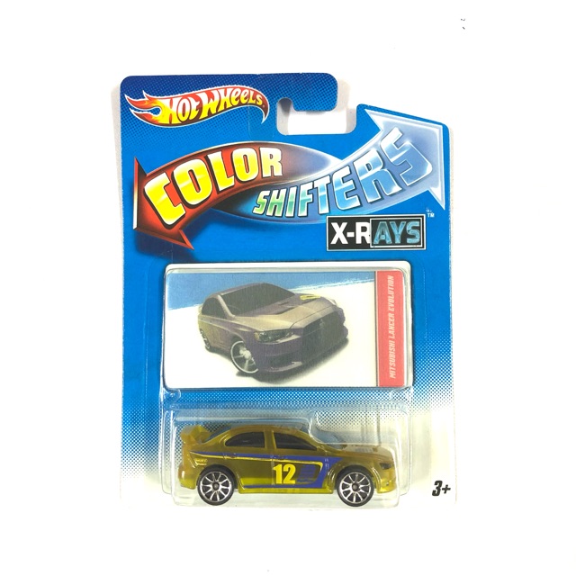 Hot wheels mitsubishi lancer evolution x color shifters online