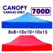 Canvas Canopy 10x10 10x15 Kanopi Khemah canvas sahaja Shopee Malaysia