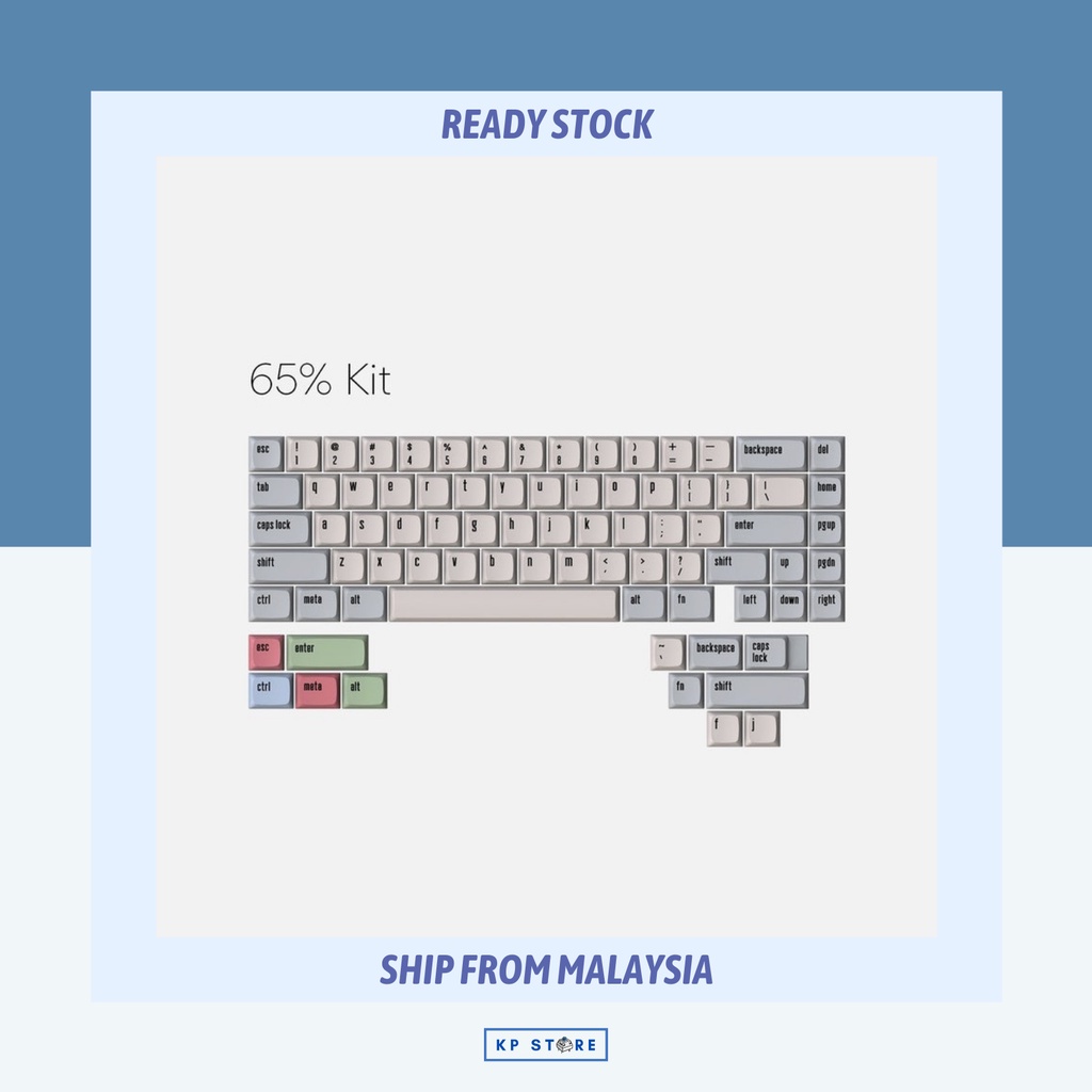 Drop + MiTo XDA Canvas 65 Kit Keycap Set Shopee Malaysia