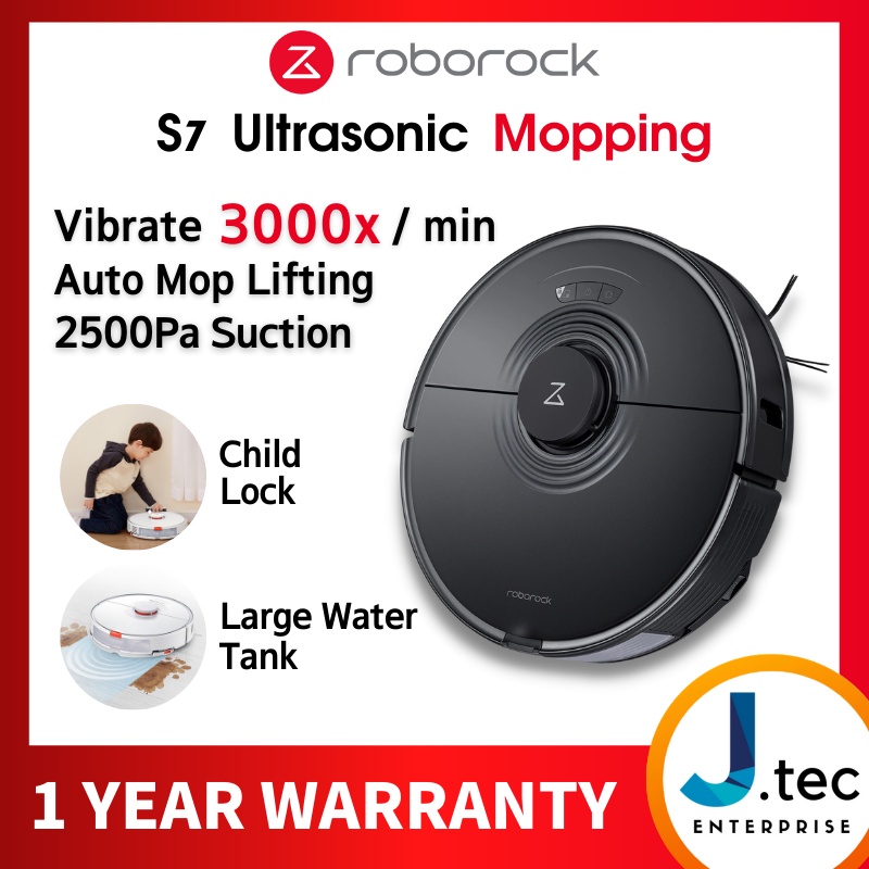 Roborock S7 Robot Vacuum Cleaner Robotic Sweep Mop Sonic Vibration ...