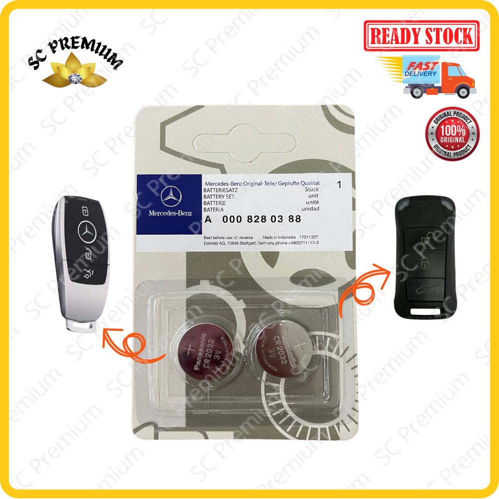 [Ready Stock]100% Original Mercedes-Benz Key Battery CR2032 Double ...