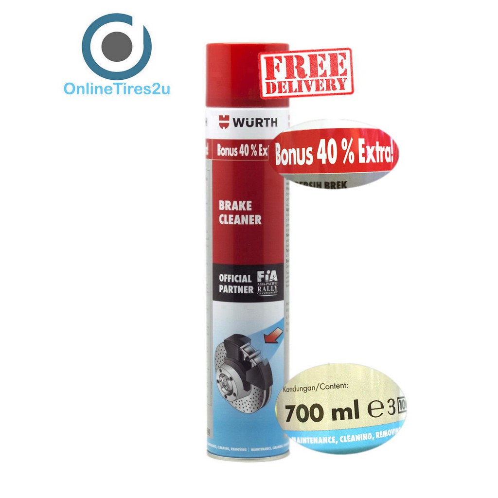 WURTH Brake Cleaner (700ml) Shopee Malaysia
