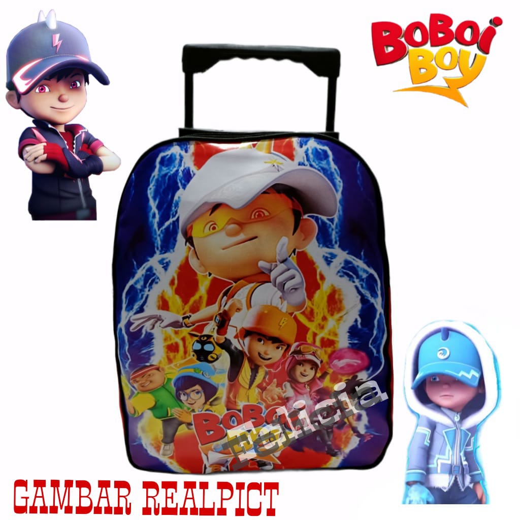 Cool New Boboboy Trolley Backpack | Shopee Malaysia