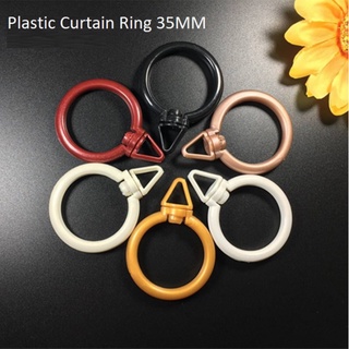 Rod Ring Plastik / Pole Rod Hooks Rings / Curtain Rod Rings Eyelet