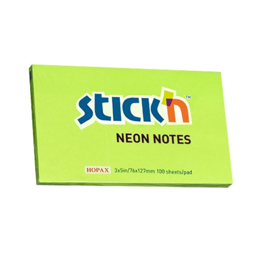 HOPAX Sticky Note / Memo Pad Stick'N Notes 3x5 3 x 5 100's 21168-Orange ...