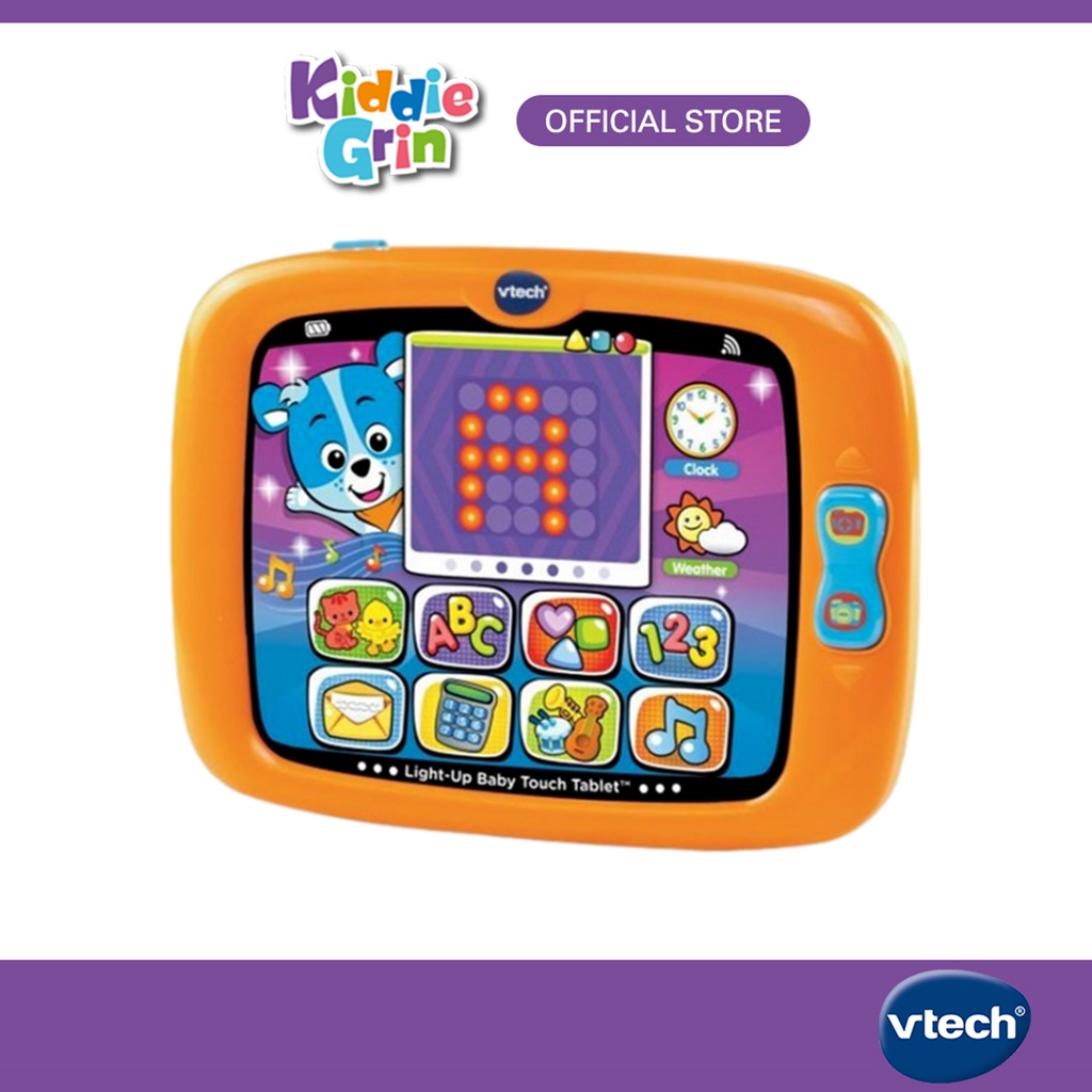 VTech Light-Up Baby Touch Tablet Ipad Touch Pad 9-36 months (Orange ...