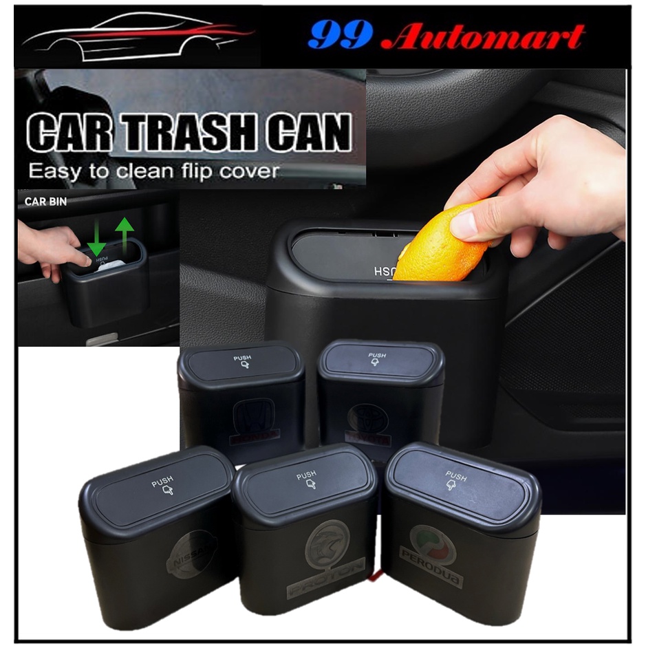 Car Trash Can Hanging Vehicle Garbage Bin Kitchen Office Car Small ...