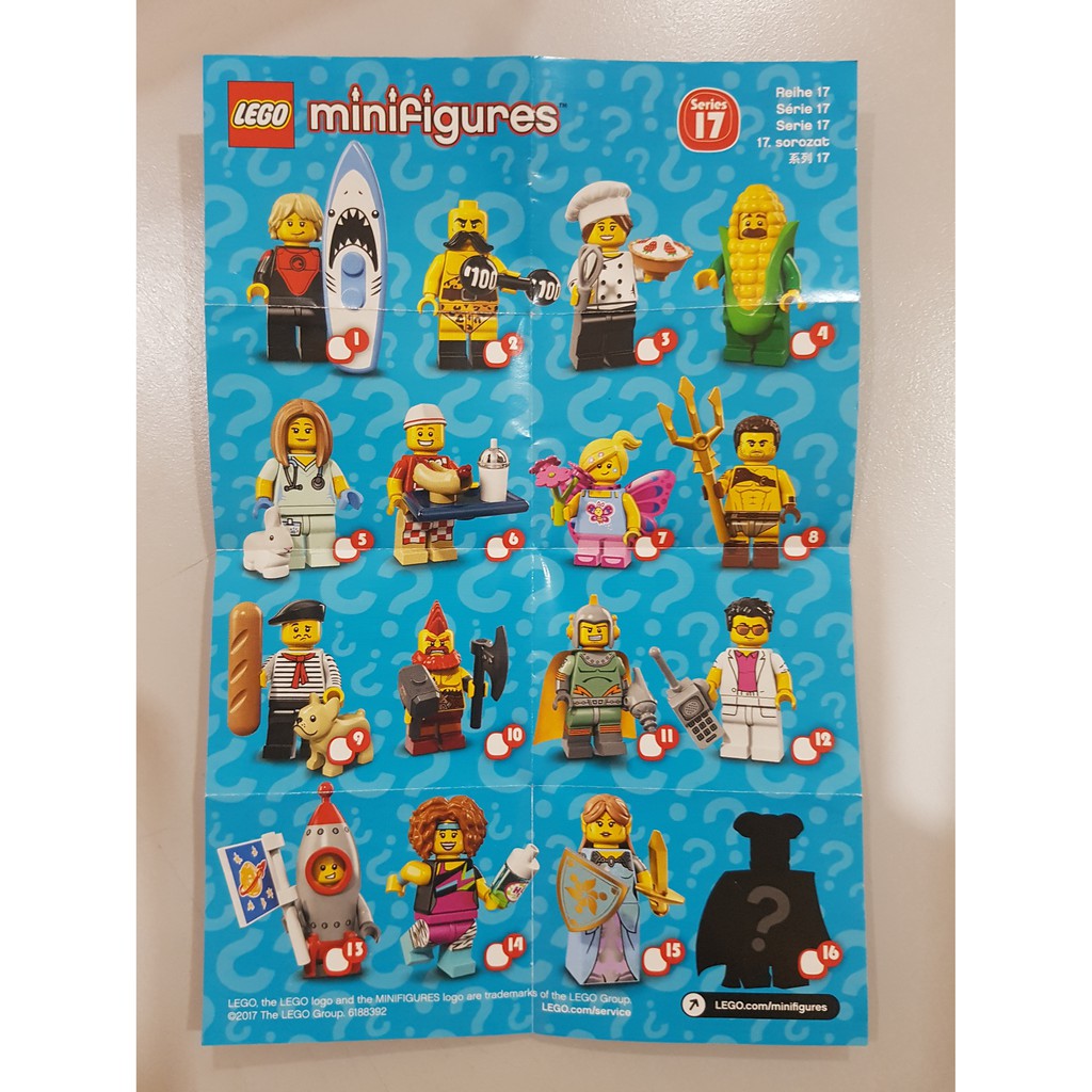 BOB 71018 Original LEGO CMF Minifigures Series 17 Shopee Malaysia