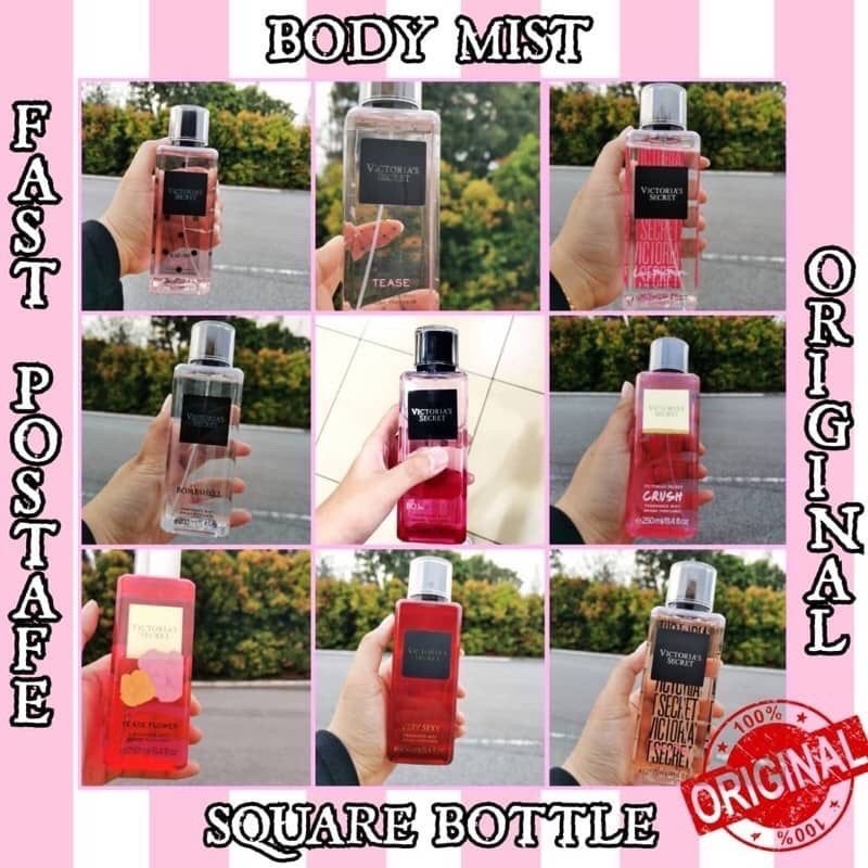 VICTORIA’S SECRET] BODY MIST SQUARE BOTTLE 🥰🥰😘😘 | Shopee Malaysia